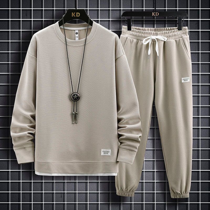 Surv-tement-classique-la-mode-pour-homme-ensemble-deux-pi-ces-style-d-contract-ample-grande
