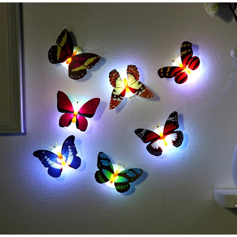 Veilleuses papillon 3D à coller