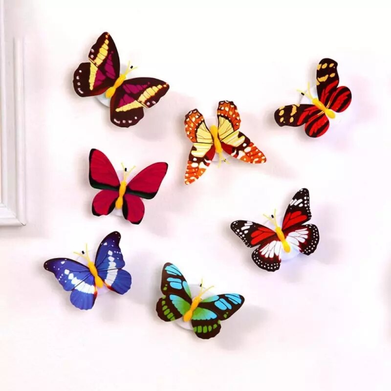 Veilleuses-papillon-3D-coller-autocollants-muraux-lampes-d-coration-de-la-maison-bricolage-salon-clairage-autocollant