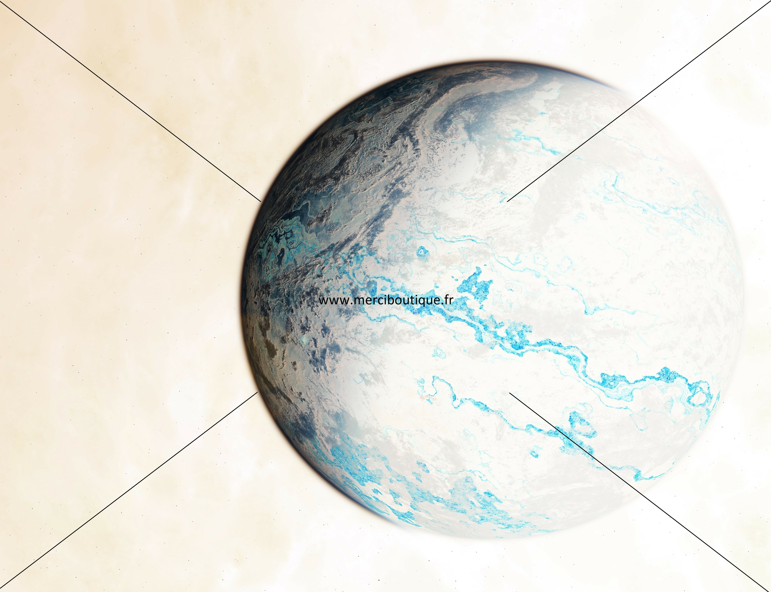 Image sur toile modèle Planète