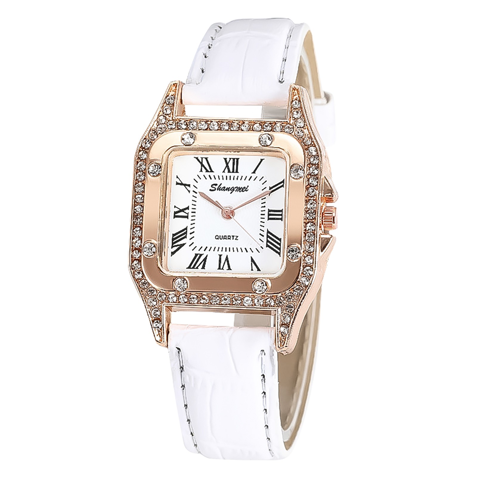 Montre-strass-pour-Femmes-marque-de-luxe-l-gante-tonneau-de-vin-carr-montre-bracelet-Quartz