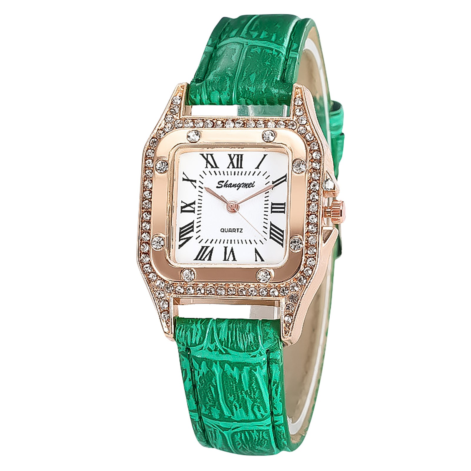 Montre-strass-pour-Femmes-marque-de-luxe-l-gante-tonneau-de-vin-carr-montre-bracelet-Quartz