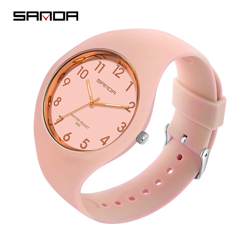 SANDA-montre-num-rique-Quartz-pour-femmes-bracelet-en-Silicone-souple-tanche-5-bars