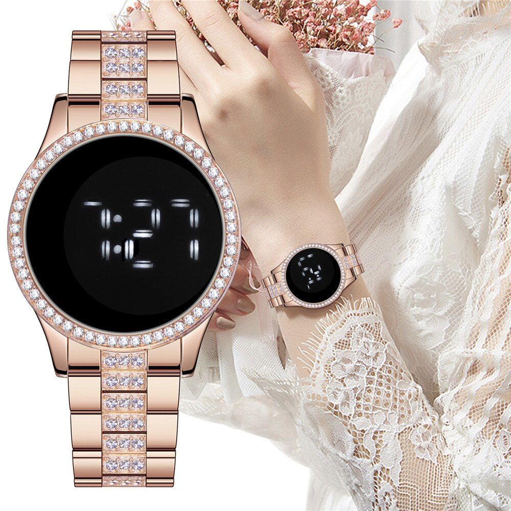 Zegarek-Damski-Montre-bracelet-num-rique-cran-tactile-LED-pour-femme-montre-quartz-en-acier-biscuits