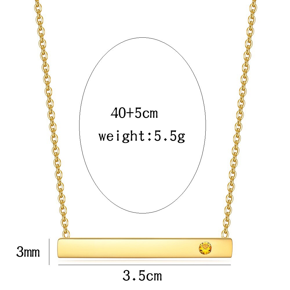 Collier-en-acier-inoxydable-plaqu-or-18K-pour-femme-bijoux-pendentif-cristal-pierre-de-naissance-accessoires