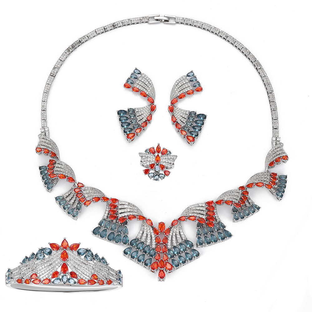 Ensemble-de-bijoux-en-zircone-cubique-pour-femmes-collier-bague-boucles-d-oreilles-accessoires-brillants-cadeau