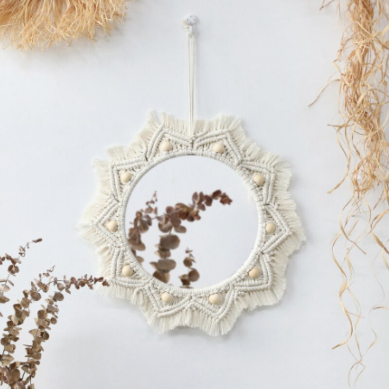 Miroir-Mural-Rond-en-Macram-Style-Boho-D-coration-Artistique-pour-la-Maison-Appartement-Salon-Chambre