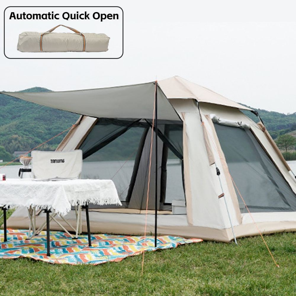 Tente de camping ouverture rapide pour 5-8 personnes