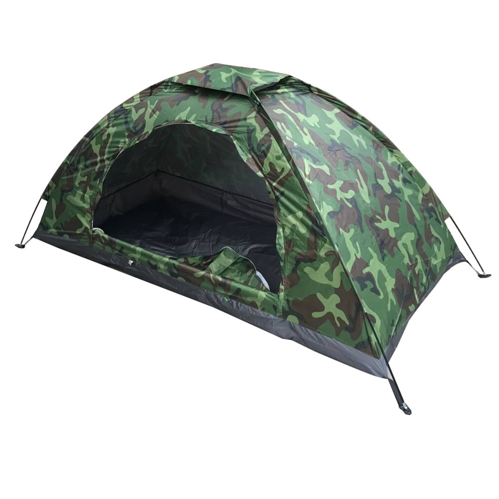 Tente de camping motif camouflage militaire