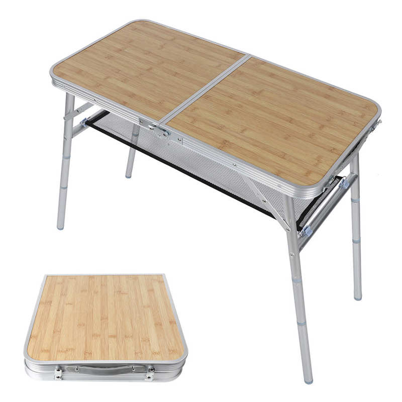 Table basse pliante en alliage d\'aluminium