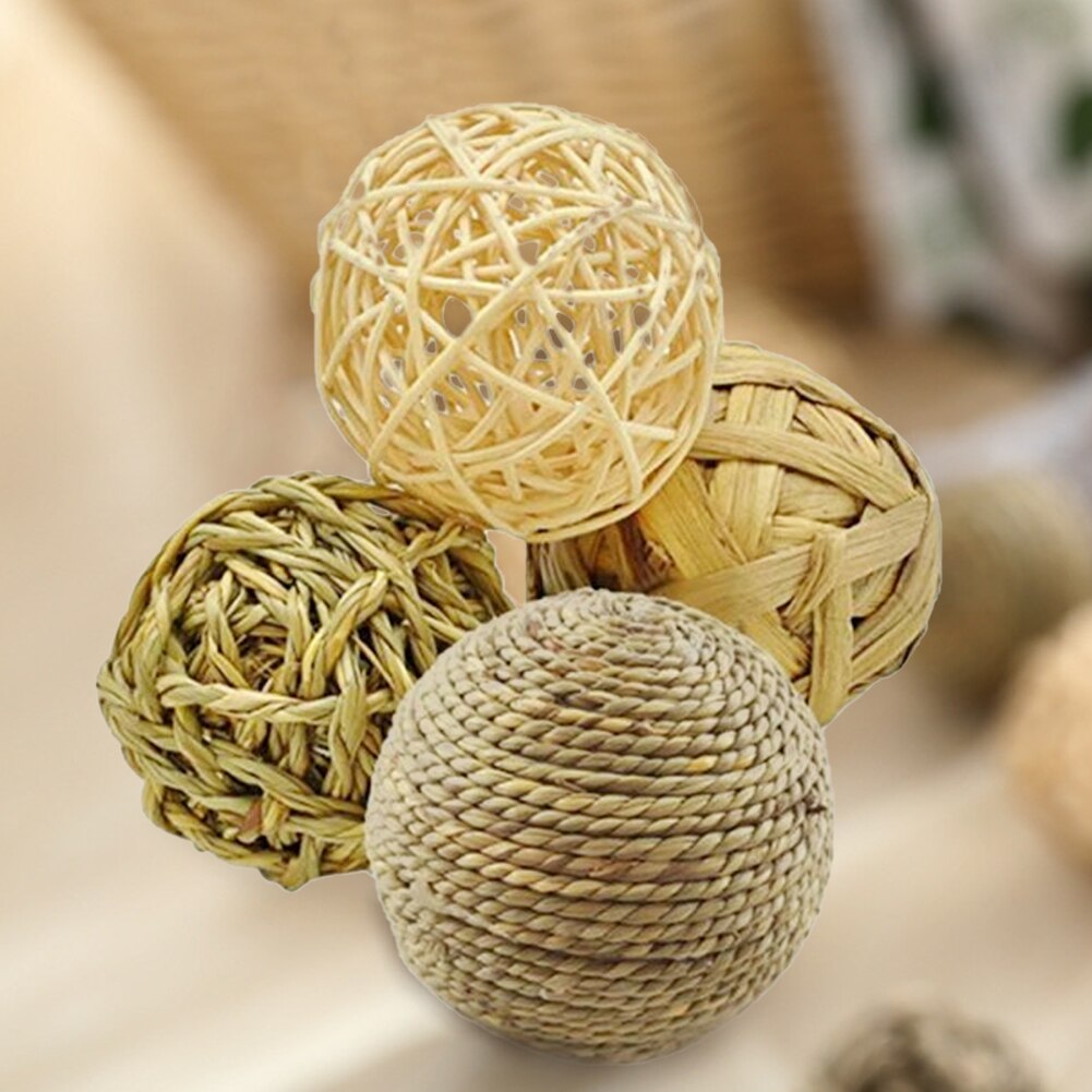 Balle-m-cher-pour-petit-animal-de-compagnie-jouet-amusant-pour-hamster-overd-Inde-naturel-durable