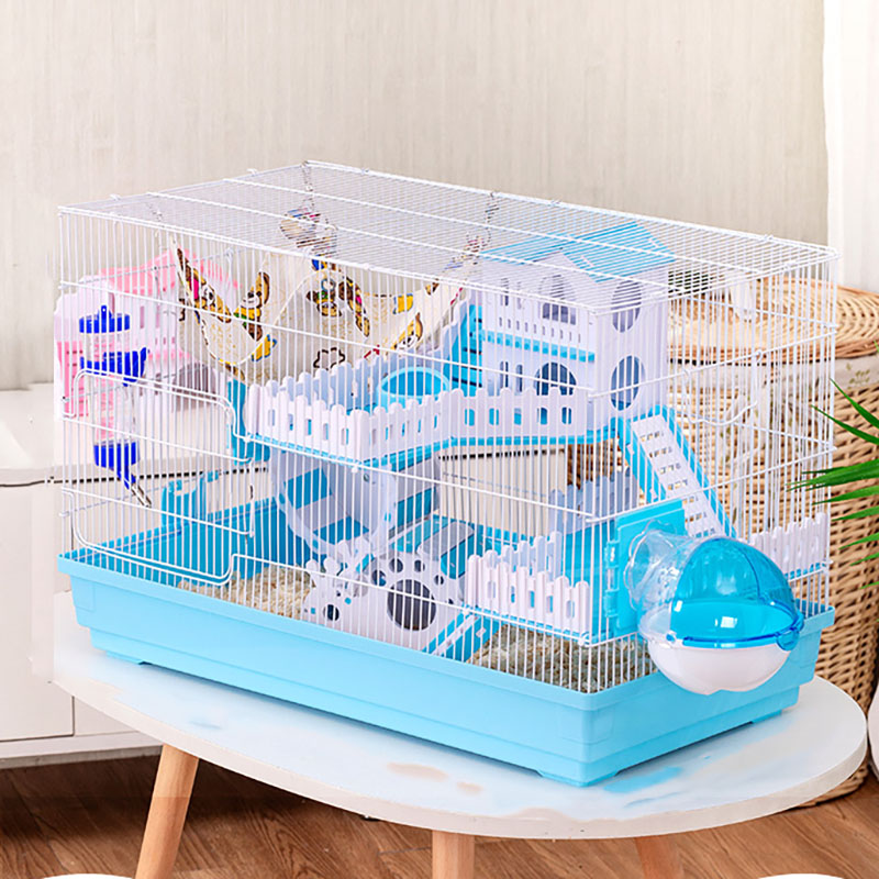 Cage aménagée pour hamster et souris