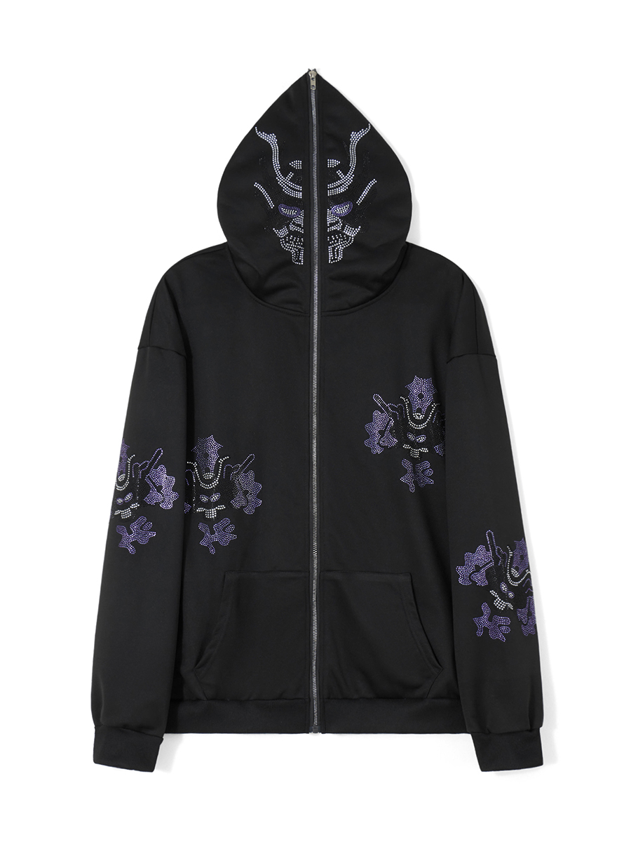 Veste-capuche-manches-longues-et-poches-pour-femme-blouson-avec-biscuits-fermeture-clair-compl-te-style