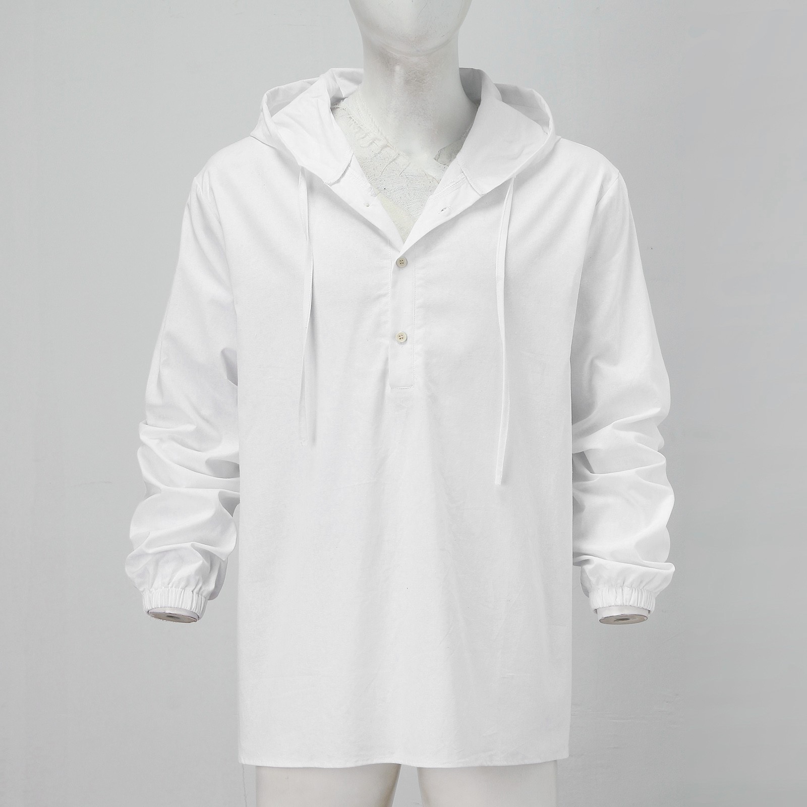 Chemise-manches-longues-pour-hommes-pulls-capuche-Harajuku-chemises-de-marque-vintage-streetwear-monochrome-grande-taille