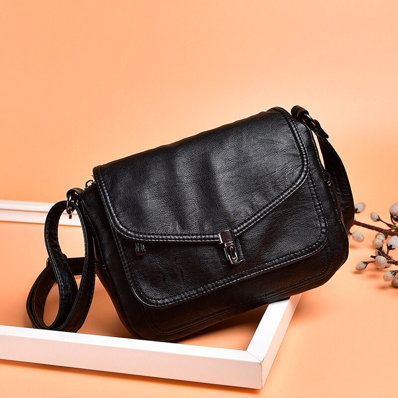 Sac-r-tro-d-contract-en-cuir-souple-pour-femme-sac-messager-sac-rabat-de-verrouillage