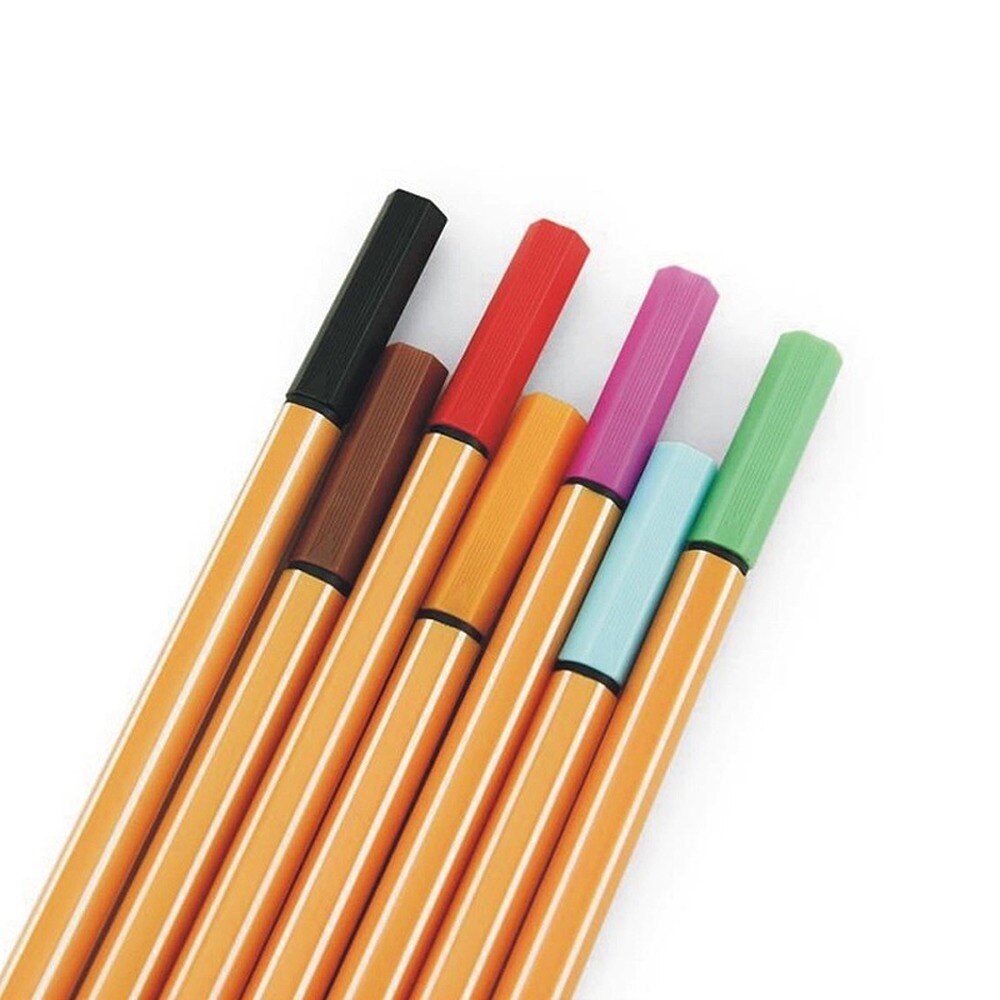 Ensemble-de-stylos-dessin-Fineliner-12-24-couleurs-0-4mm-marqueurs-pointe-Fine-crayons-de-croquis