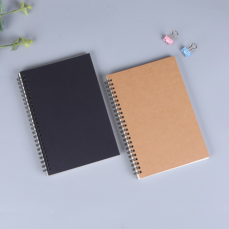 Carnet-de-croquis-en-papier-kraft-bobine-spirale-r-tro-carnet-de-peinture-journal-intime-dessin