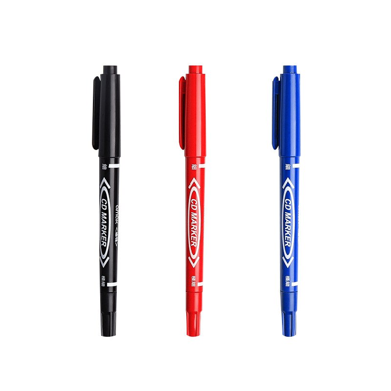 Marqueurs-d-art-color-s-en-continu-double-pointe-stylos-pointe-fine-encre-noire-grasse-tanche