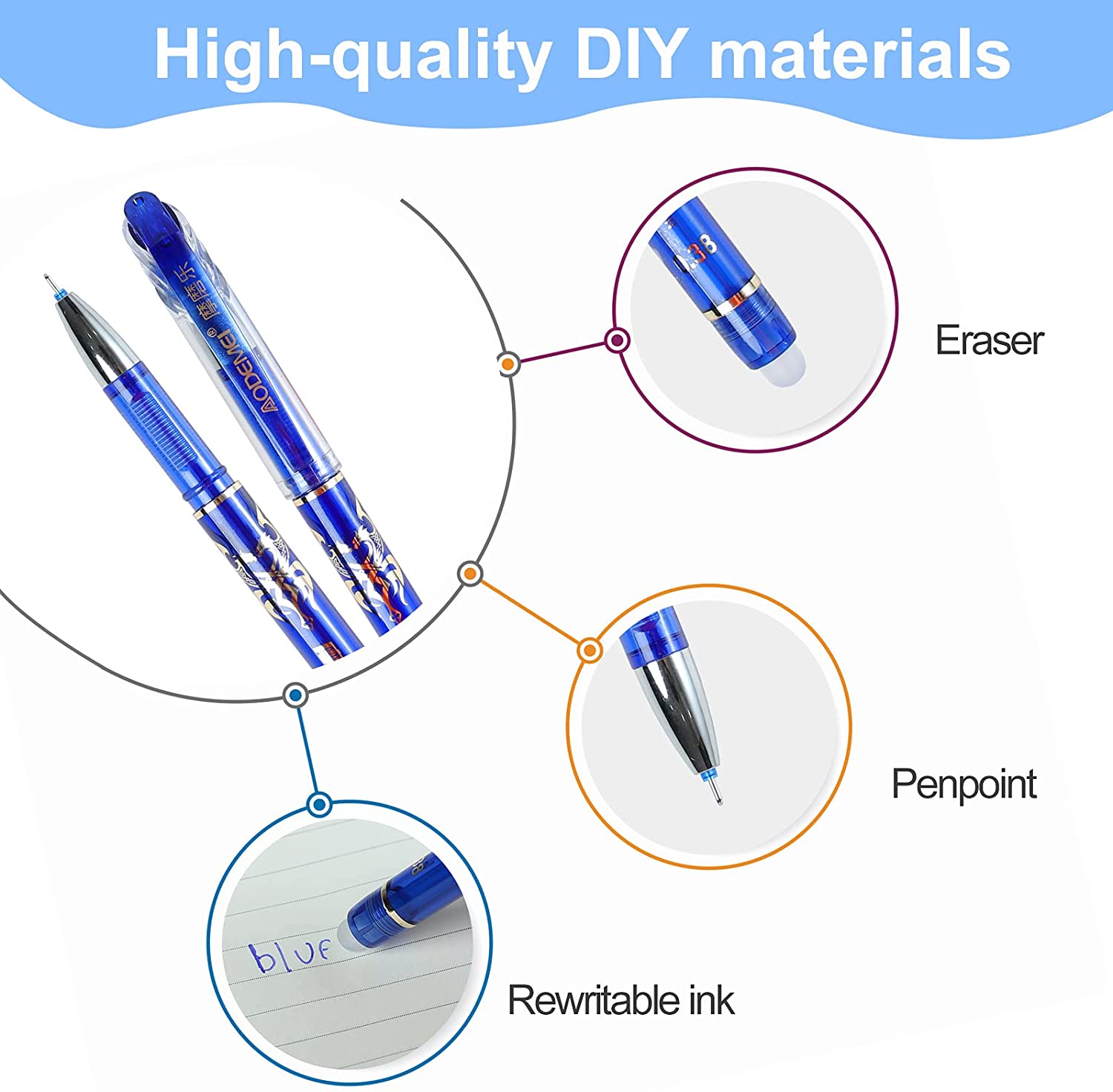 Stylos-gel-effa-ables-de-0-5mm-85-pi-ces-ensemble-fournitures-scolaires-et-de-bureau