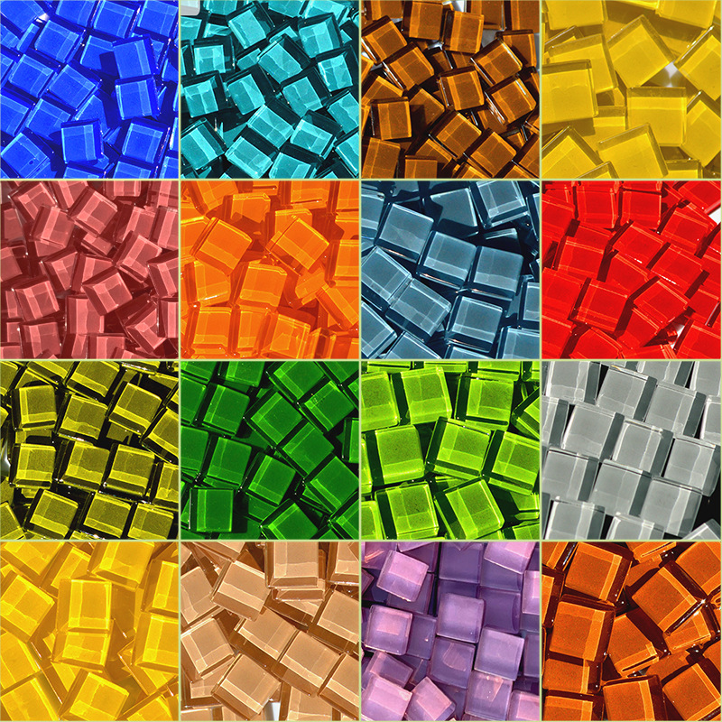 Carreaux-de-mosa-que-en-verre-carr-s-bricolage-cr-atif-multi-documents-artisanat-loisirs-arts