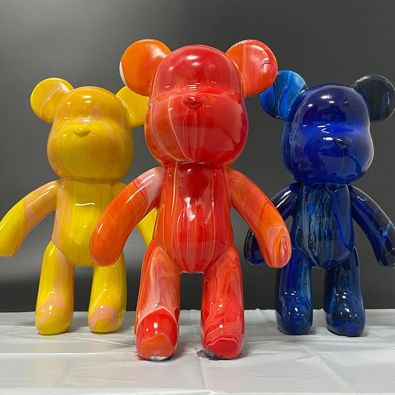 Sculpture-d-ours-en-vinyle-fait-la-main-des-mirats-arabes-unis-mod-le-d-ours