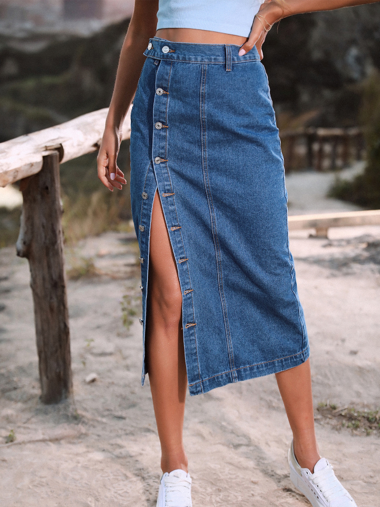 Jupe-en-jean-taille-haute-fendue-sur-le-c-t-pour-femme-jean-midi-jupe-longue