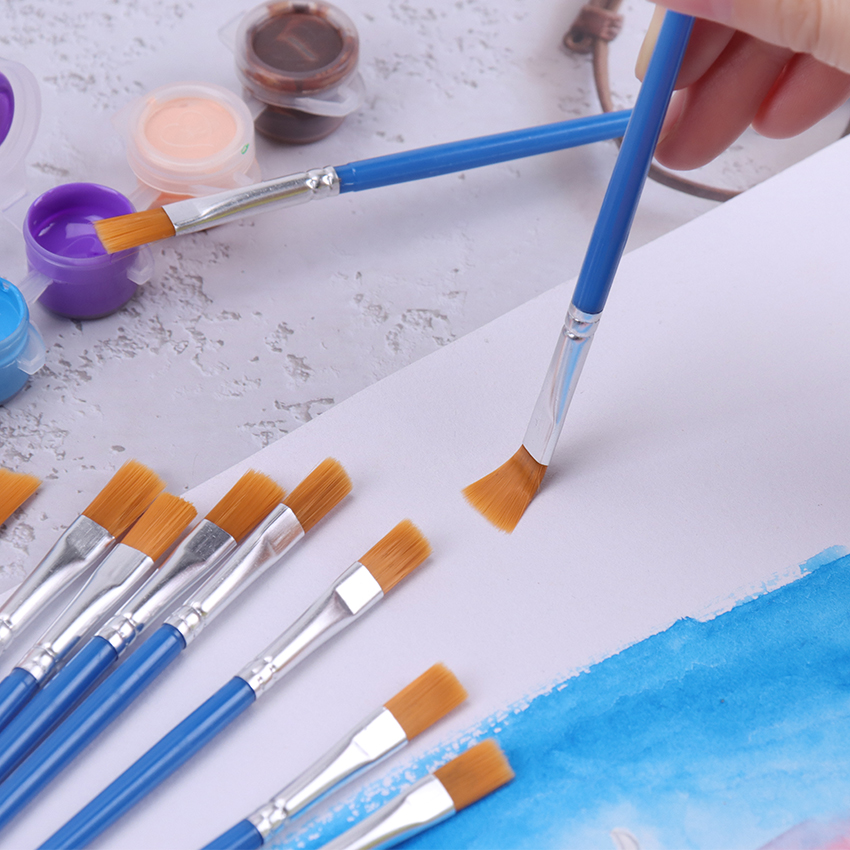 Pinceaux-plats-pour-peinture-l-huile-20-pi-ces-petite-brosse-volume-interconnexion-pour-artiste-gouache