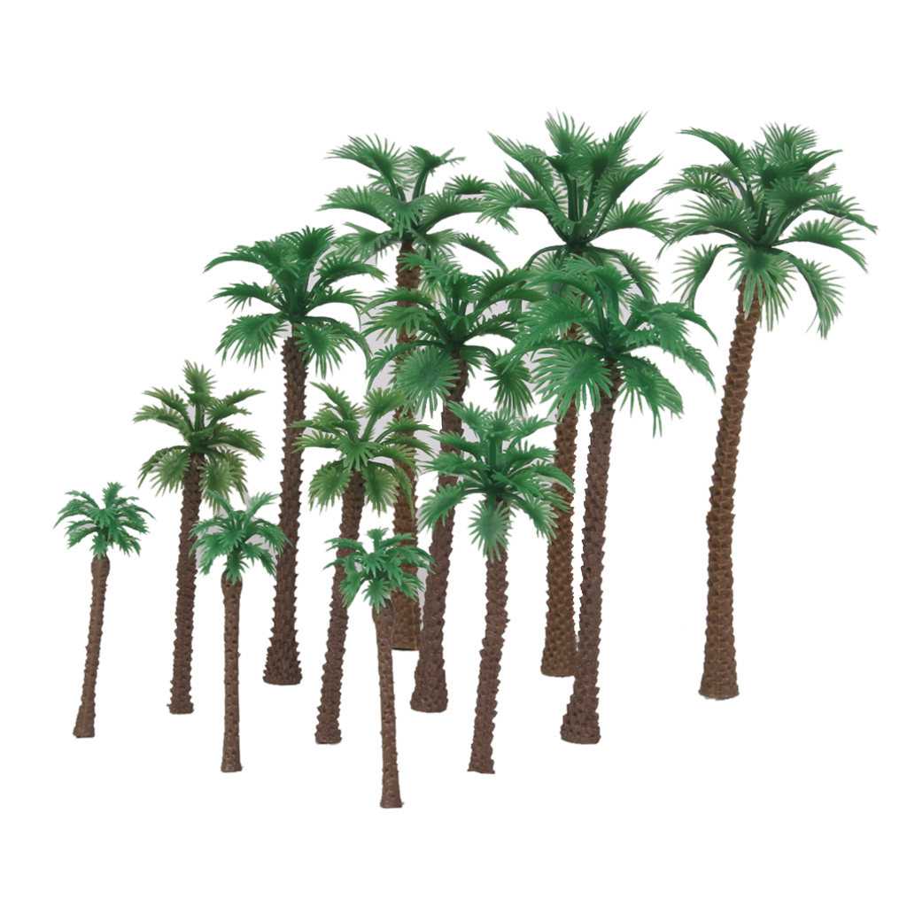 Arbres miniatures palmiers 12 pièces