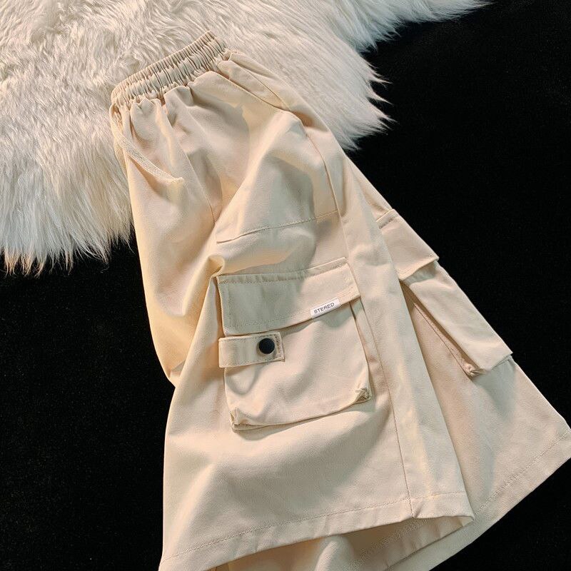 Gidyq-Short-cargo-jambes-larges-pour-femmes-pantalon-Y2K-cor-en-streetwear-la-mode-assressenti-nouveau