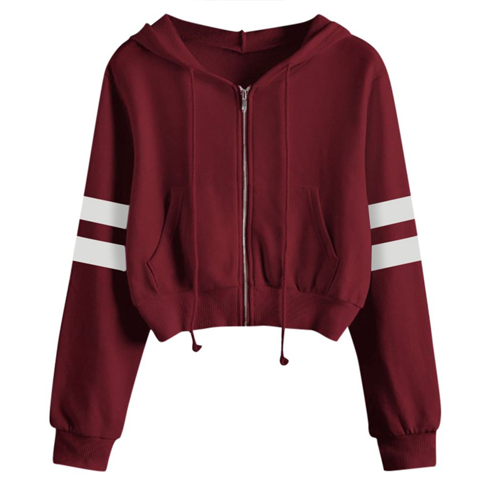 Y2K-Veste-Capuche-de-Style-Cor-en-pour-Femme-Streetwear-Fermeture-clair-CombHarajuku-Ray-Court-Kpop