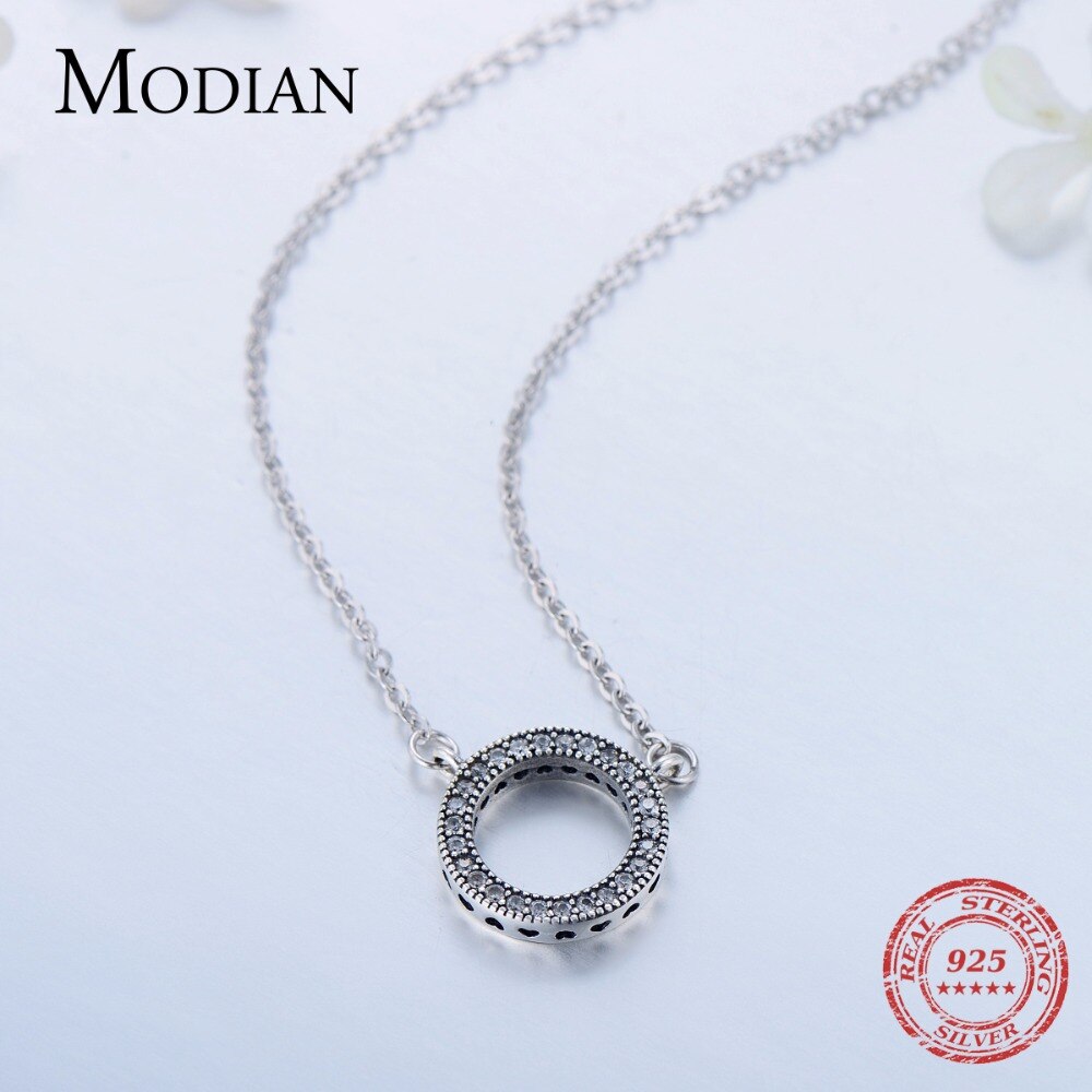 Modian-collier-en-argent-Sterling-925-pour-femmes-pendentif-en-forme-de-c-urs-marque-classique