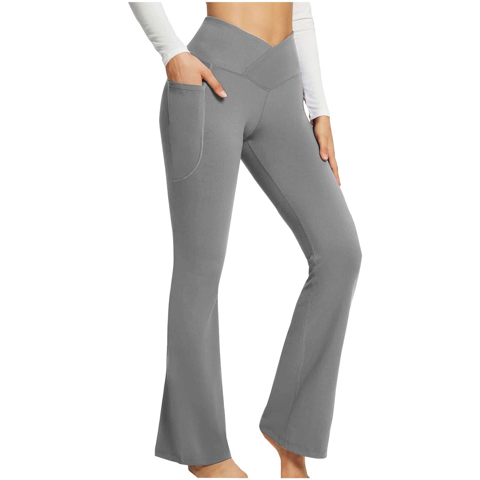 Leggings-vas-s-pour-femmes-pantalon-de-yoga-cargo-large-avec-poches-course-pied-jogging-sport