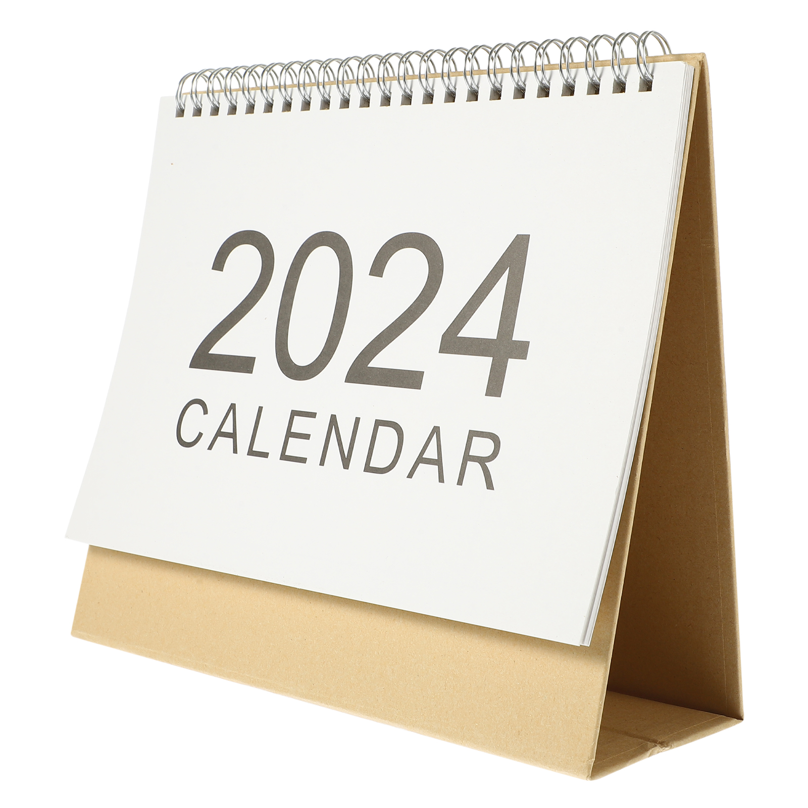 Calendrier de bureau 2024, Calendrier mensuel 2024, Debout