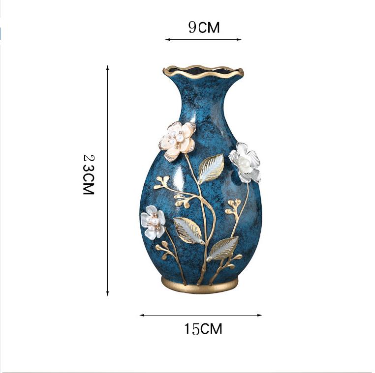 Vase-en-c-ramique-3D-st-r-oscopique-arrangement-de-fleurs-s-ch-es-assiette-oscillante