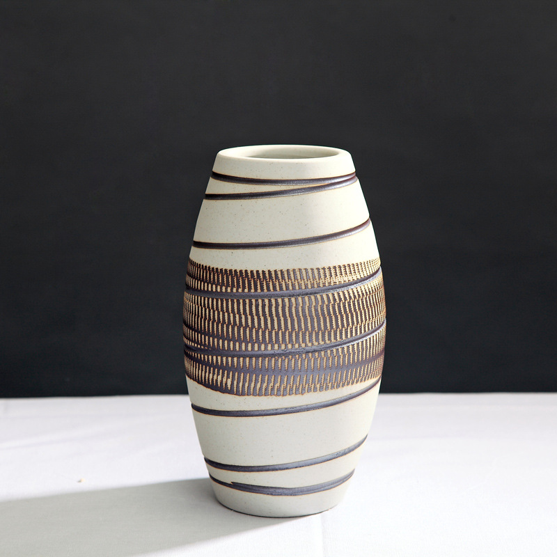 Vase-en-c-ramique-Simple-et-r-tro-ensemble-de-trois-pi-ces-d-ornements-artisanaux