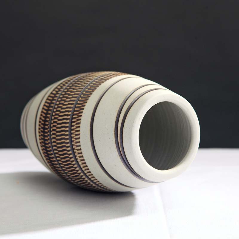 Vase-en-c-ramique-Simple-et-r-tro-ensemble-de-trois-pi-ces-d-ornements-artisanaux