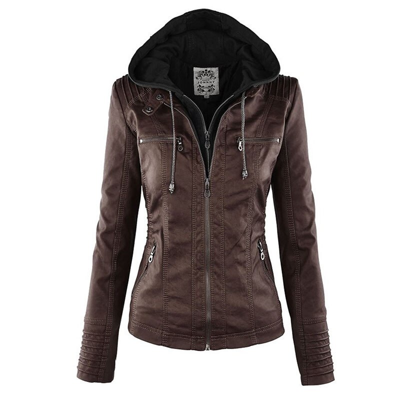 Veste-de-moto-gothique-en-similicuir-PU-pour-femme-sweats-capuche-noirs-manteau-basique-automne-hiver