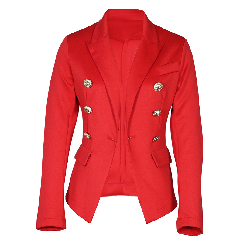 Blazer-crois-manches-longues-pour-femme-manteau-court-veste-tremp-e-pour-femme-manteau-d-affaires