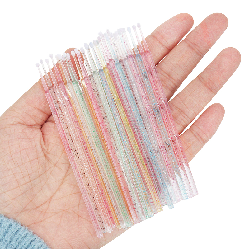Micro-brosse-jetable-en-cristal-pour-femme-accessoire-de-maquillage-pour-enlever-les-cils-100-pi