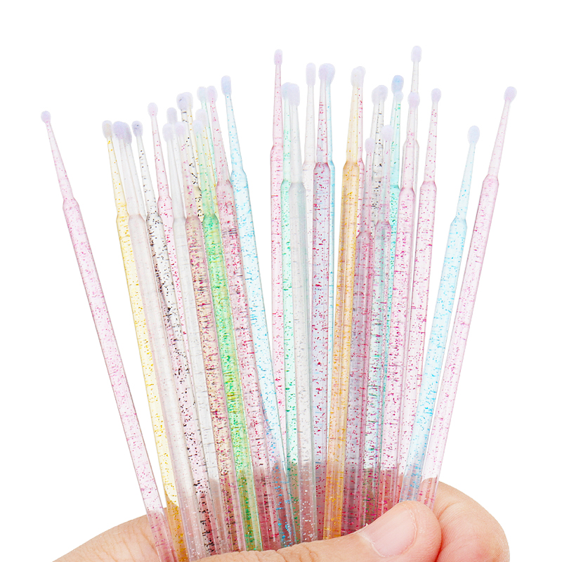 Micro-brosse-jetable-en-cristal-pour-femme-accessoire-de-maquillage-pour-enlever-les-cils-100-pi
