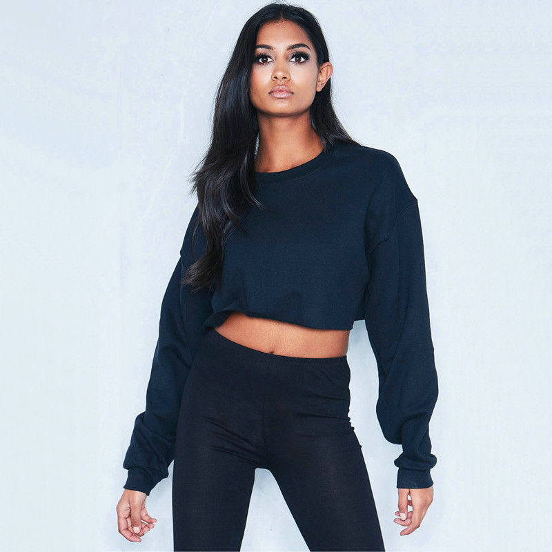 Sweats-capuche-manches-longues-pour-femmes-pull-d-contract-haut-court-pull-PVD-streetwear-la-mode
