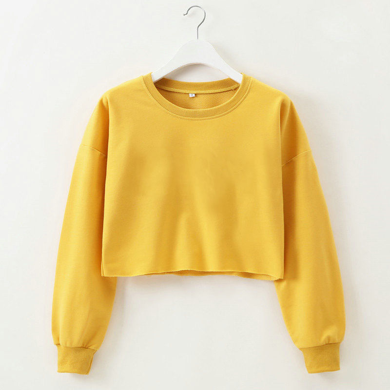 Sweats-capuche-manches-longues-pour-femmes-pull-d-contract-haut-court-pull-PVD-streetwear-la-mode