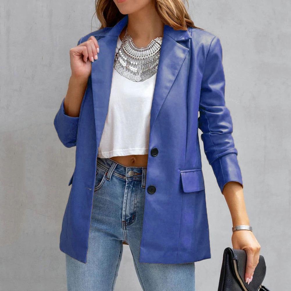 Manteau-en-similicuir-manches-longues-pour-femmes-manteau-chic-simple-boutonnage-adt-Lady-automne-printemps-hiver