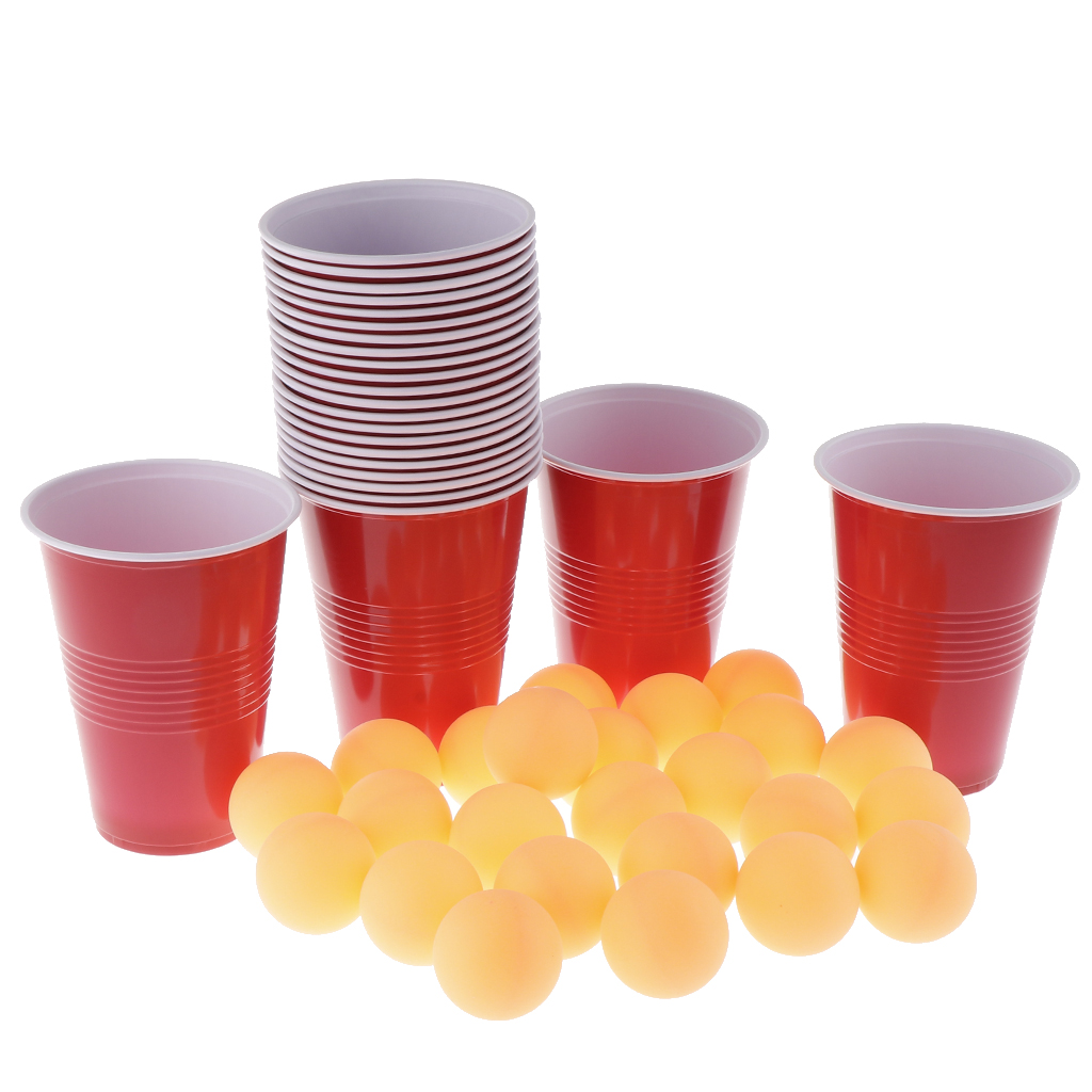 Bière Pong 24 gobelets et 24 balles