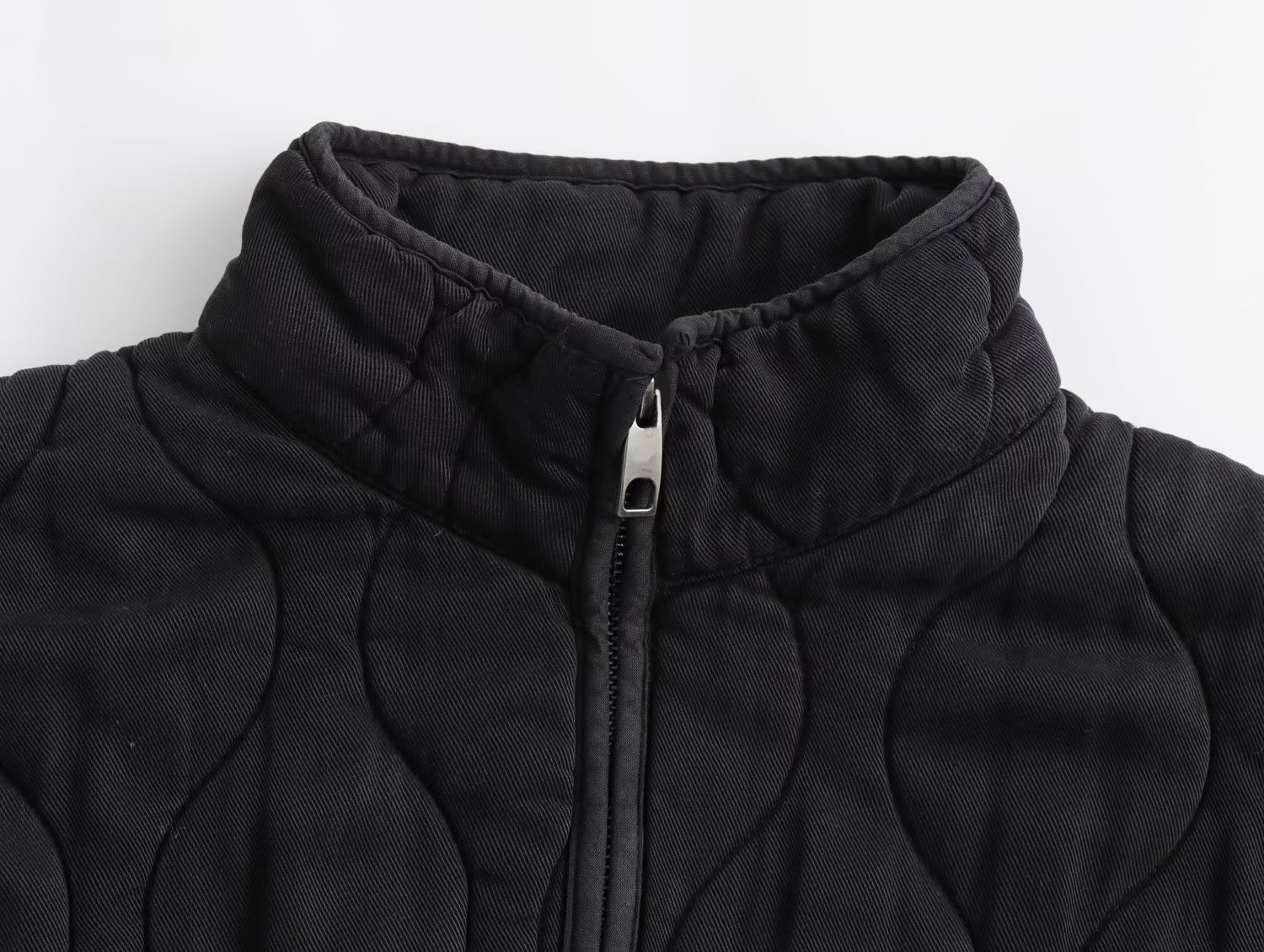 SLTNX-TRAF-Veste-Matelassurera-Col-Montant-pour-Femme-Manteau-Chic-Grandes-Poches-D-contract-Chaud-Hiver