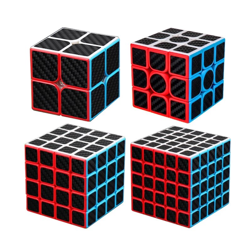 Rubik\'s Cube aspect carbone
