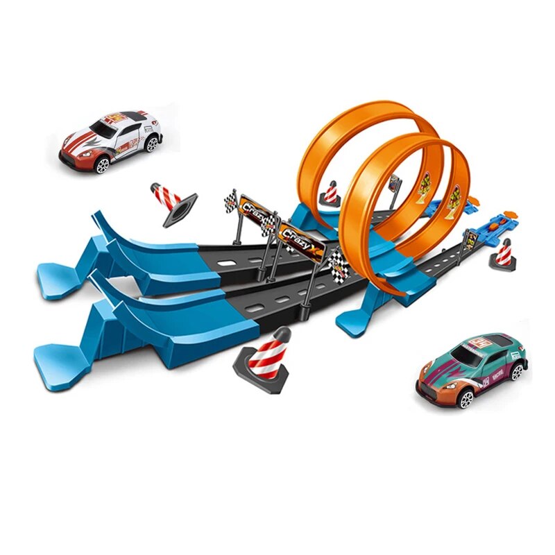 Mod-le-de-roues-de-voiture-double-vitesse-pour-enfants-piste-de-course-kits-de-rails