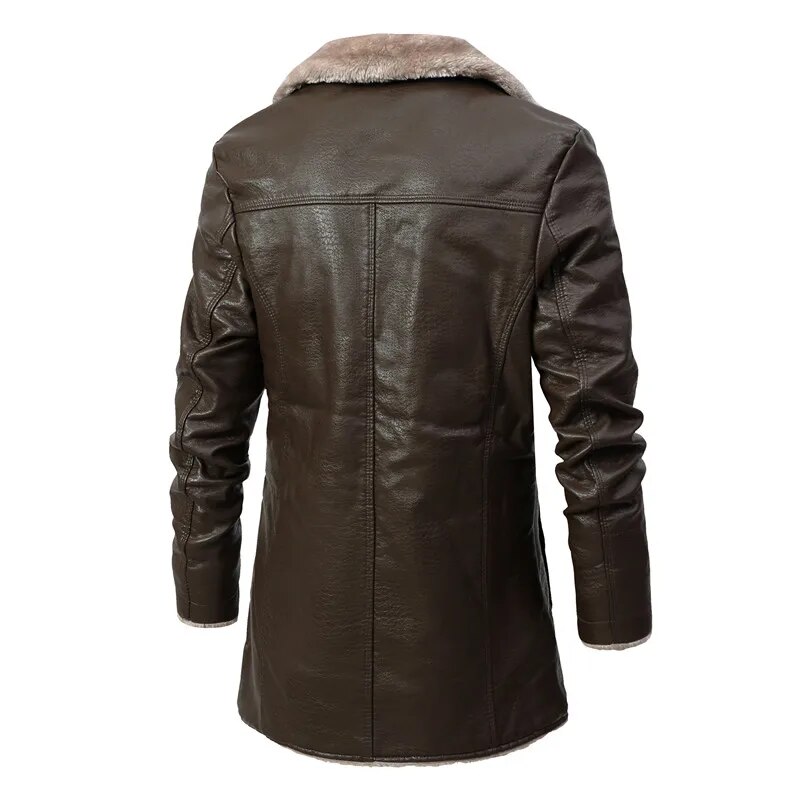 Veste-en-cuir-PU-col-tremp-pour-hommes-coupe-vent-longue-optique-sourire-nouvelle-mode-d