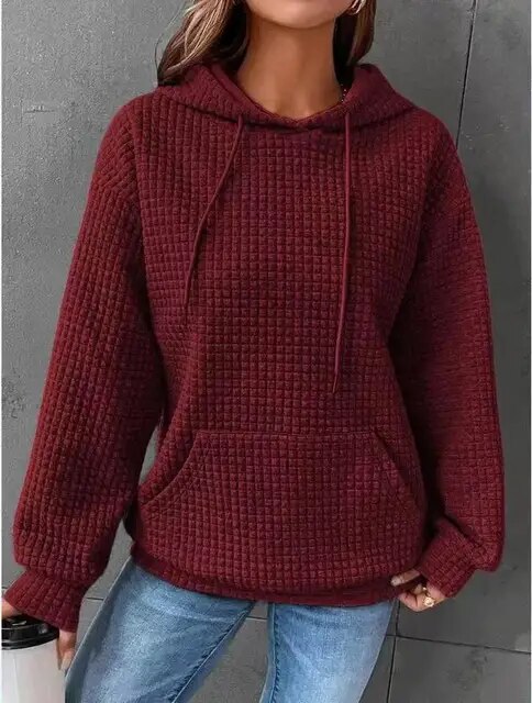 Sweat-shirt-Manches-sulfet-Col-Rond-pour-Femme-V-tement-Capuche-Couleur-Unie-Style-Gaufr-Collection.jpg_640x640