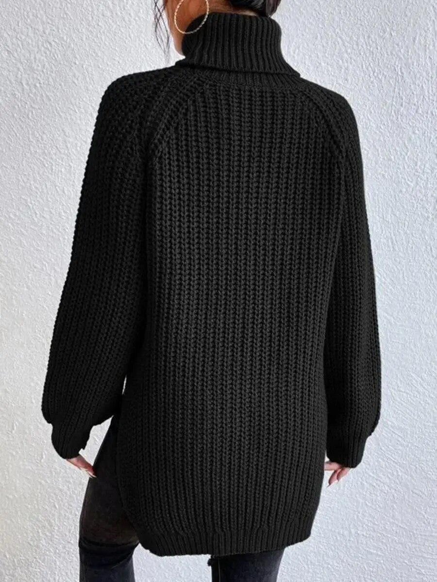 Pull-Col-Roul-Respirant-et-Chaud-pour-Femme-V-tement-D-contract-l-gant-Solide-la